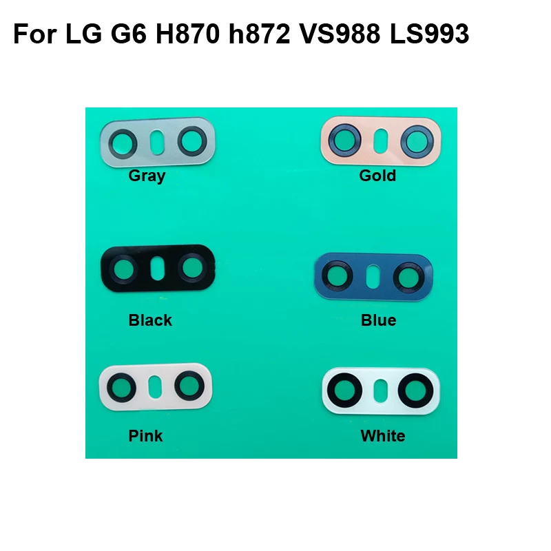 2 шт. Протестировано хорошо для LG G6 H870 h872 VS988 LS993 Корпус задняя камера стекло