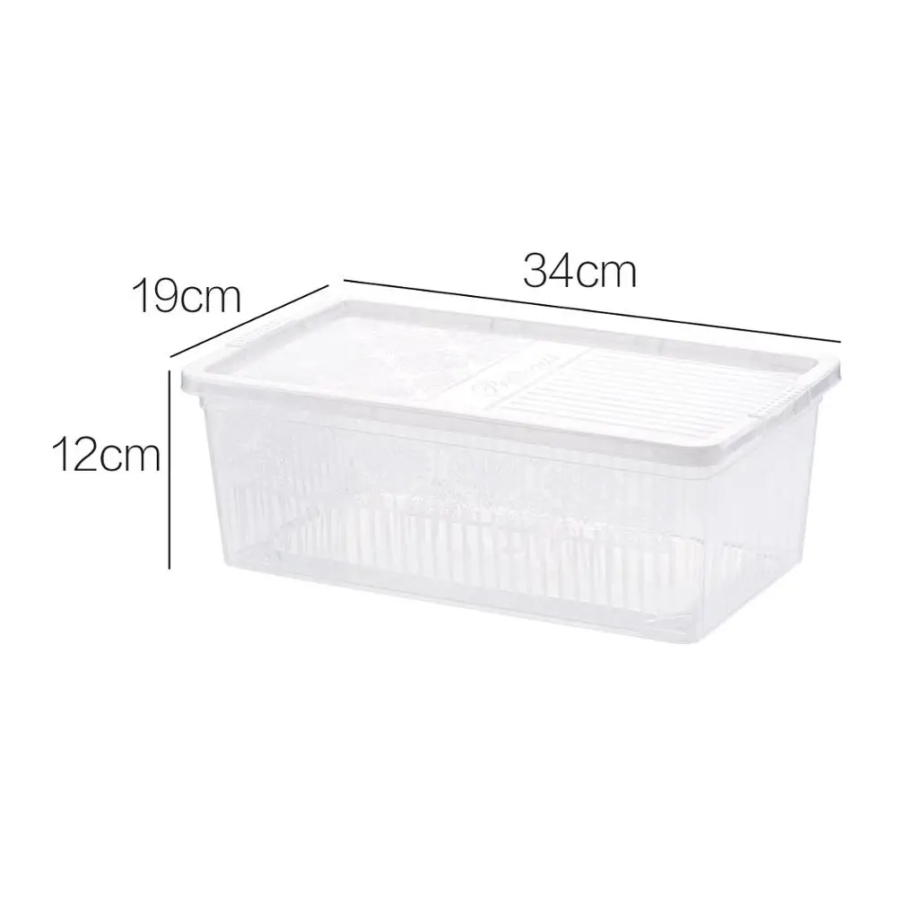 Большой кухонный ящик для хранения холодильника пластиковый органайзер яиц