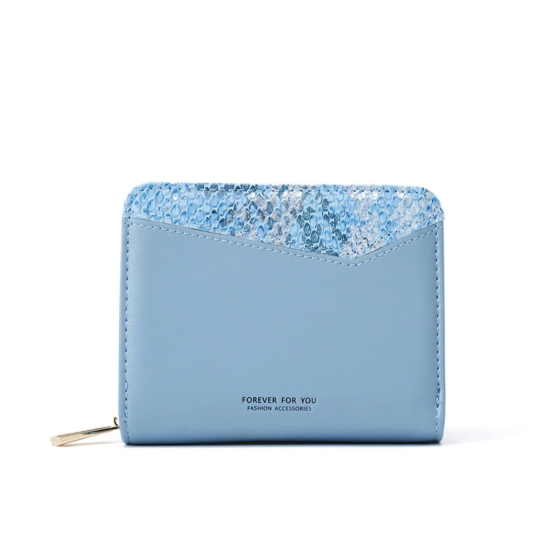 Женские кошельки из искусственной кожи женские короткие на молнии