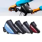 Водонепроницаемая велосипедная сумка 6,5 дюйма, женская сумка для велосипеда, чехол для велосипедной рамы, аксессуары для передней рамы