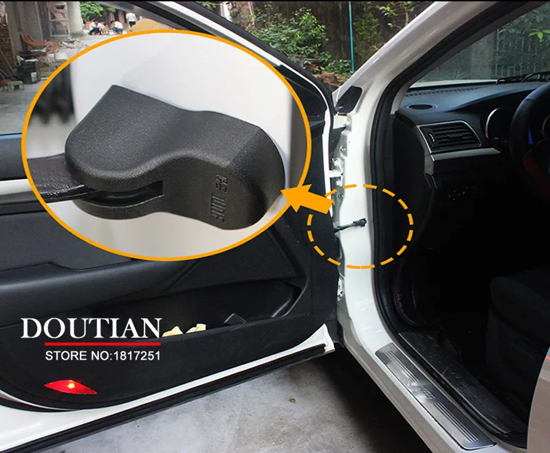 

4Pcs 3D ABS chrome Car Covers Door Stopper Protection Cover For Kia Sportage 4 QL 2016-2022 Car Accessories