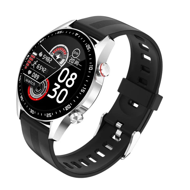 

Смарт-часы E12 мужские водонепроницаемые с поддержкой Bluetooth и сенсорным экраном