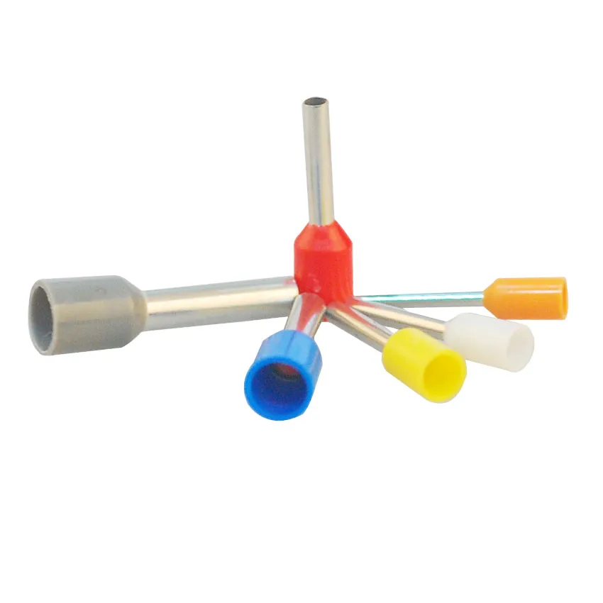 Трубчатая Изолированная клемма для электрического провода VE1012 E1012 1000 шт.