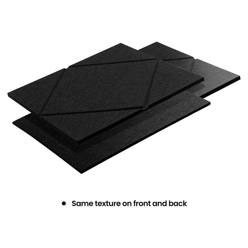 

12 Pcs Sound-Absorbing Board,Sound Insulation Pads,Echo Bass Isolation Acoustic Tiles,for Wall Decor Acoustic Treatment
