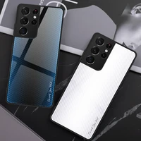 gradient pattern tempered glass cover for samsung s21 s20 plus s20 fe a51 a71 a52 a72 case for samsung s21 plus note 20 ultra 5g