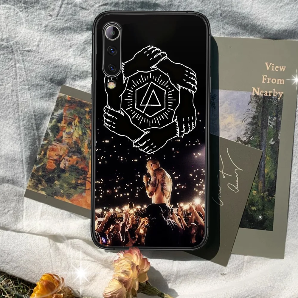 

linkin Rock and park Phone case For Xiaomi Mi note 10 A3 9 MAX 3 A2 8 9 Lite Pro ultra black Back Trend Hoesjes Fashion Cover