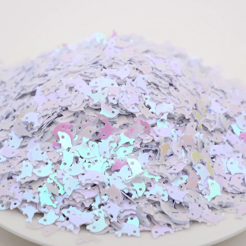 5*9 мм Симпатичные пайетки в форме дельфина мини с блестками акулы для дизайна