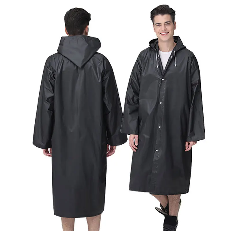 Модный дождевик из ЭВА плотный водонепроницаемый прозрачный для одного человека