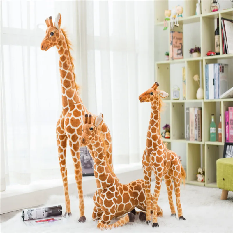 1 шт. плюшевая игрушка Жираф 60 120 см|birthday gift|giraffe plushgiraffe plush toy |
