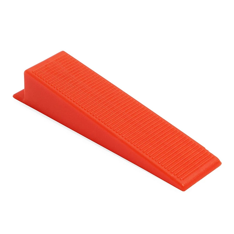 

Tile Leveling System DIY Tiles Leveler Spacer Includes 100 Pieces Leveling Spacer Clips and 100 Pieces Reusable Wedges