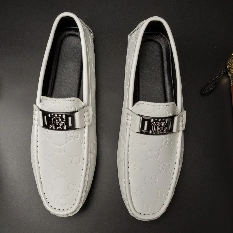 

Туфли piergitar мужские кожаные, дышащие, модные, повседневные, для отдыха и спорта, белые черные, 2020