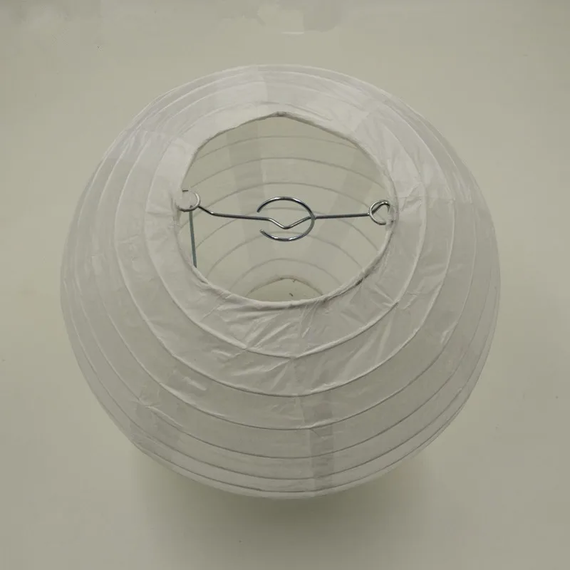 10 шт./лот белый бумажный фонарь Круглый лампион шар для свадебного декора товары