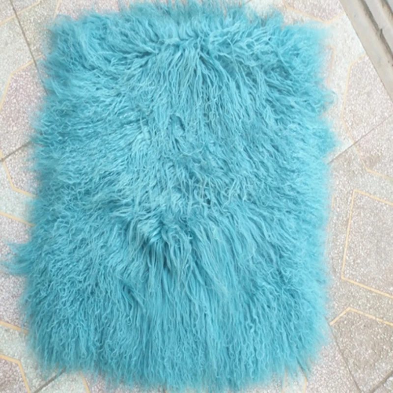 Круглый ковер из натурального монгольского меха ягненка одеяло тибетского