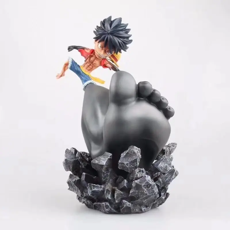 Аниме One Piece Gear 3rd Monkey D Luffy Big Feet Ver. Игрушечных пластиковых экшн фигурок из фигурная