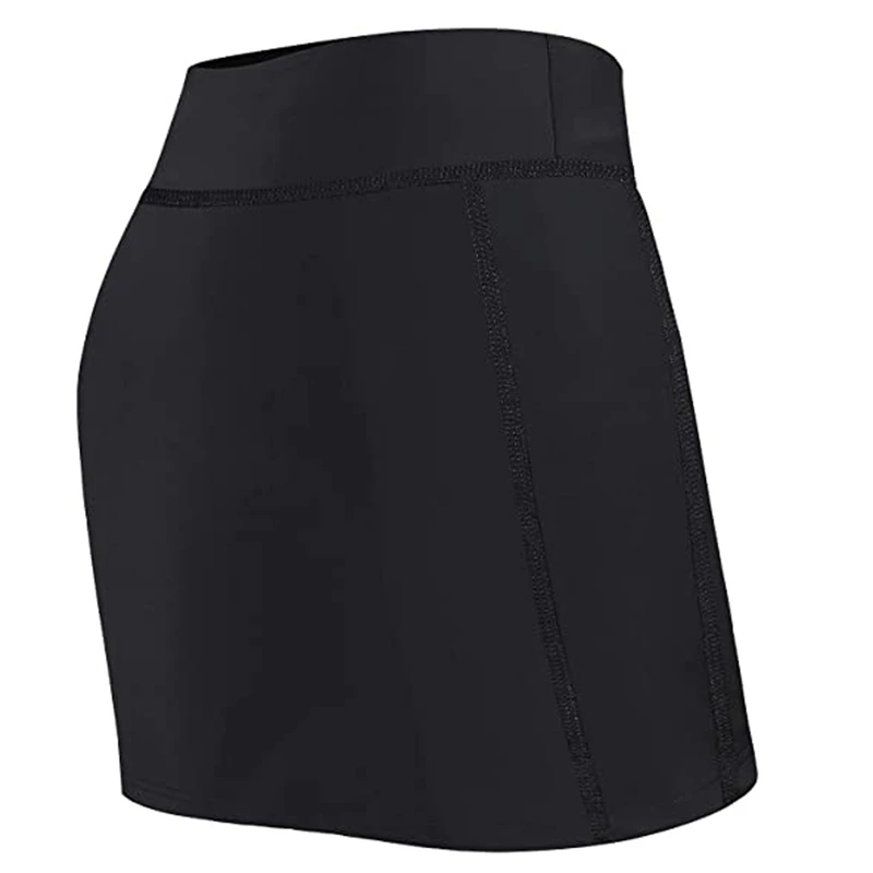 

Women Tennis Skirts Inner women Shorts Elastic Sports Golf Shorts with Pockets Fit Yoga Fitness Running XL