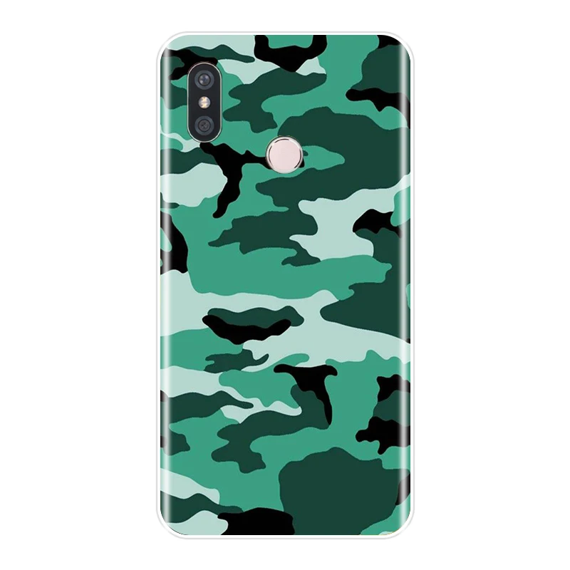 Силиконовый чехол для телефона Xiaomi Mi Max 1 2 3 Камуфляж Военный камуфляж Мягкая