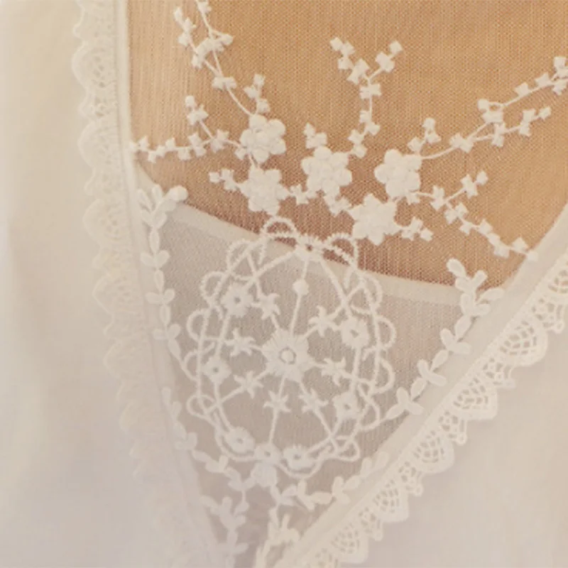 Женская кружевная блузка с длинным рукавом большие размеры 5XL | одежда