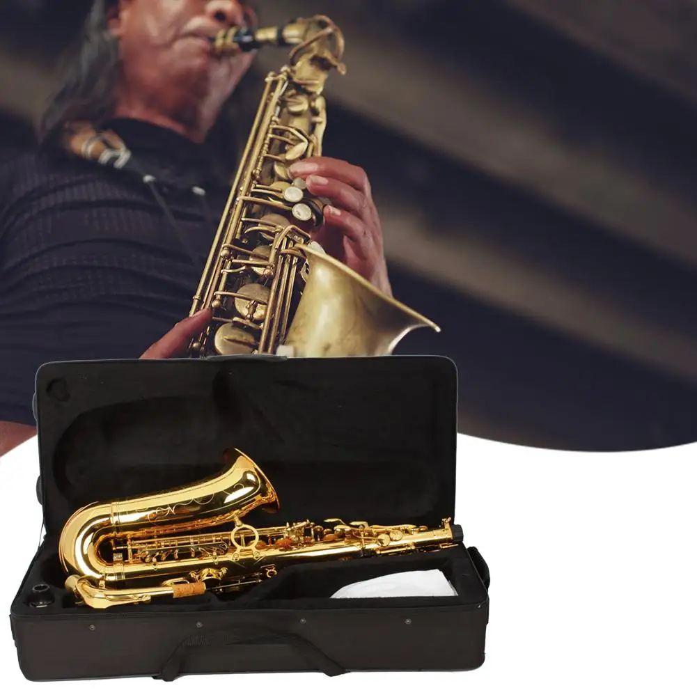 

Gold Lacquer Sax Stylish Mid-range Alto Drop E Lacquered Golden Saxophone Painted Tubes Musical Instrument With Case Mouthpiece