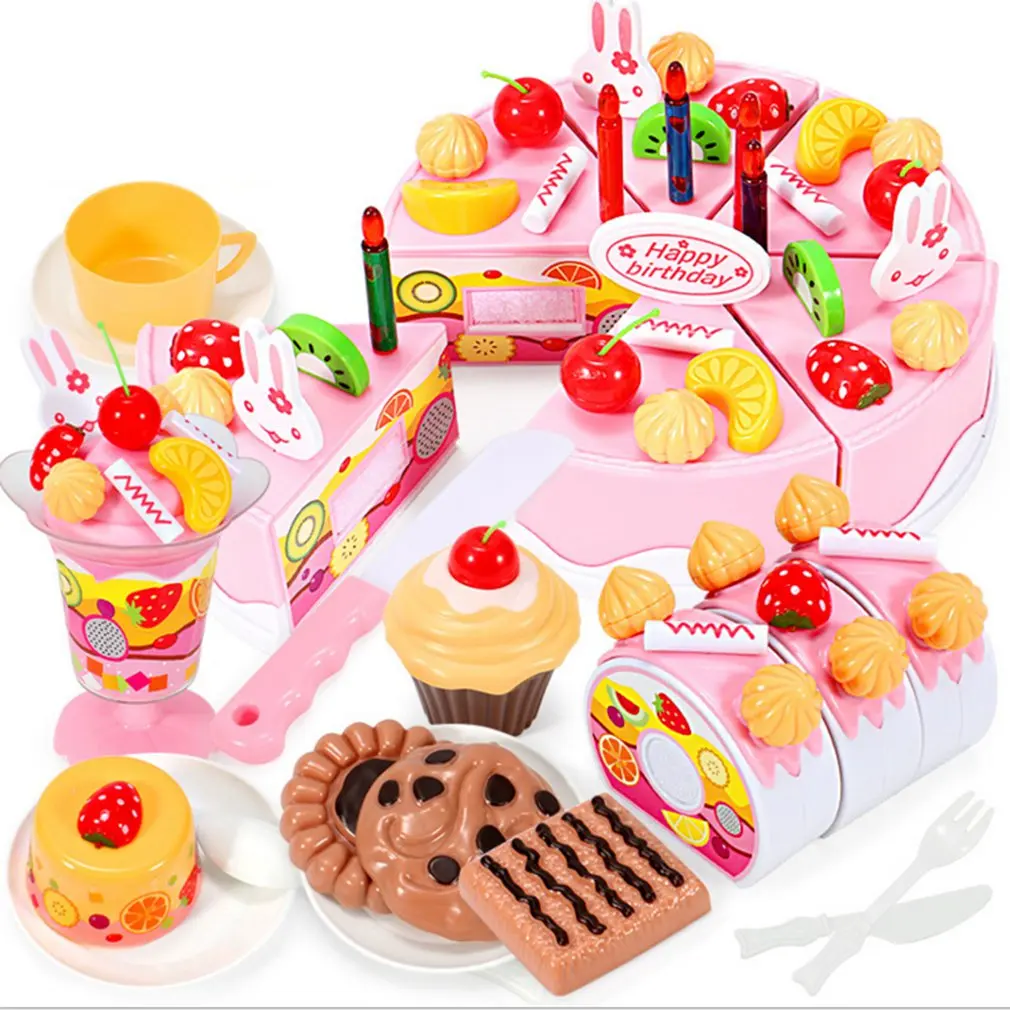 Деревянные детские кухонные игрушки ролевые игры разделочный торт деревянные