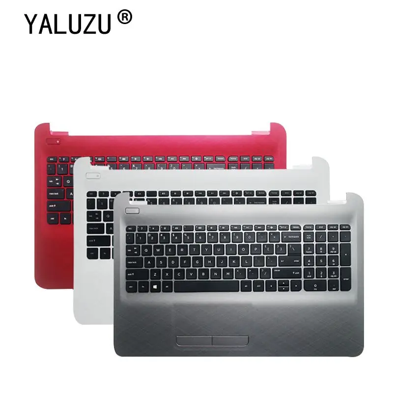 Новая английская клавиатура YALUZU для HP 250 255 256 G5 G4 15 AC AF верхний чехол Упор рук