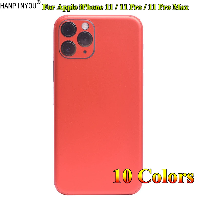 Имитационная металлическая наклейка на заднюю панель для Apple iPhone 11 / Pro 11Pro Max