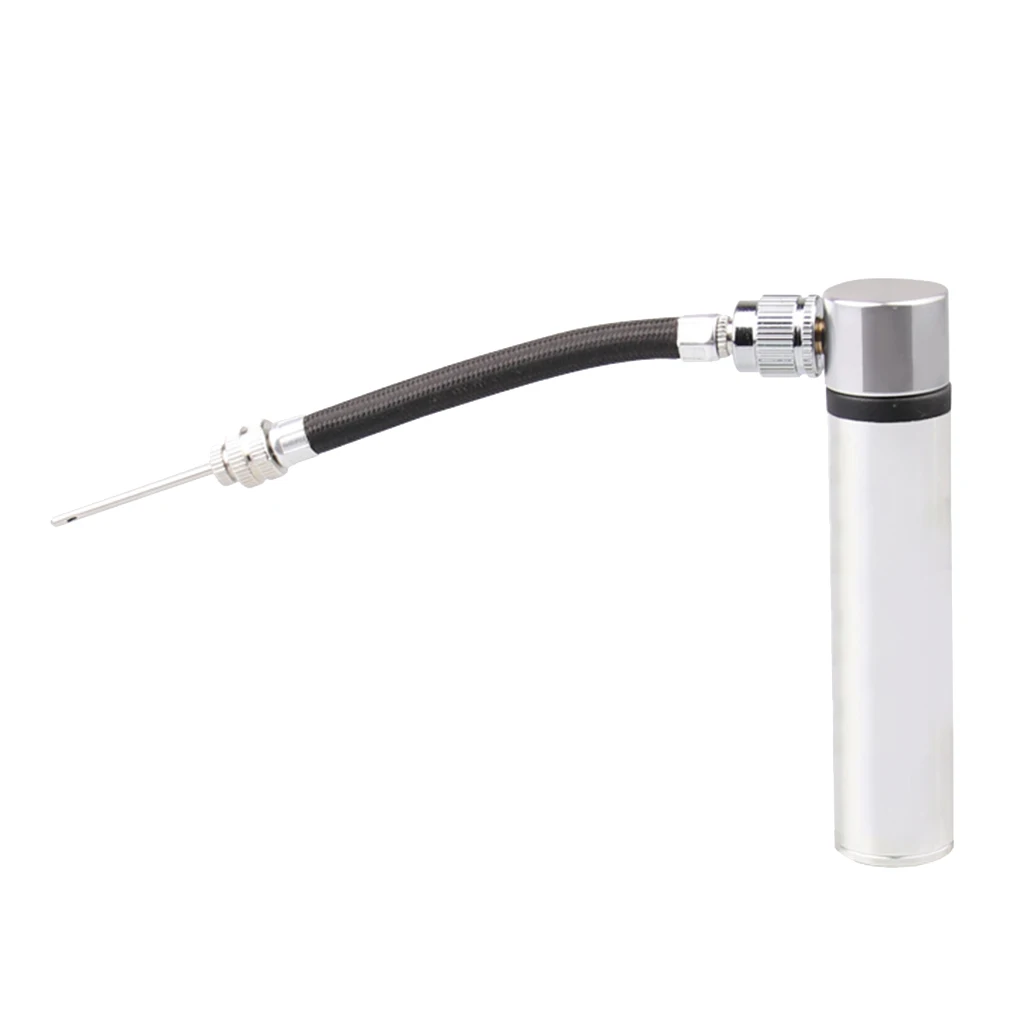 

Mini Bicycle Tyre Pump with Mount Kit and Inflation Needle for Road, Mountain Bikes, Sports Balls - Lightweight and Sturdy