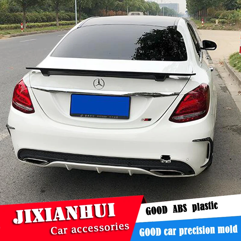 Спойлер для W205 2015 2018 GS Mercedes Benz C class C180 C200 спойлер из АБС пластика цветное заднее