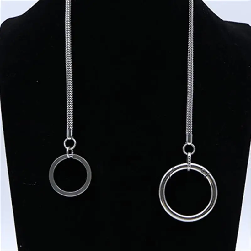 

Punk Metal Pants Chain Alloy Fashion Round Ring Jeans Chain Trouser Chain For Women Men Waist Belt Chain On Jeans Jewelry
