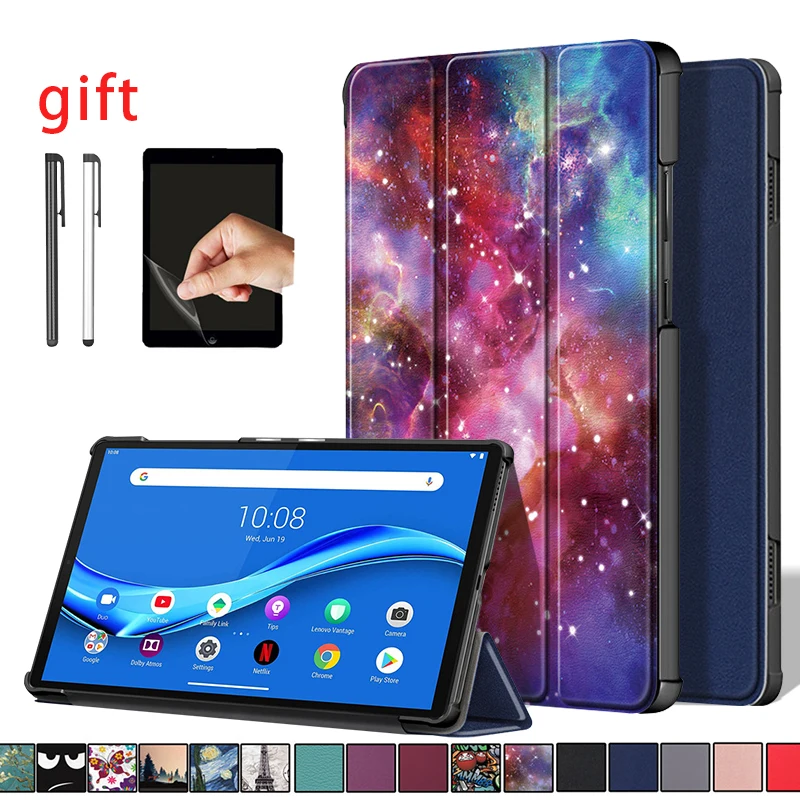 Чехол для Lenovo Tab M10 HD 2nd Gen TB X306X/F/TB X505F/L/X X605L/F кожаный чехол plus X606 подставка + пленка