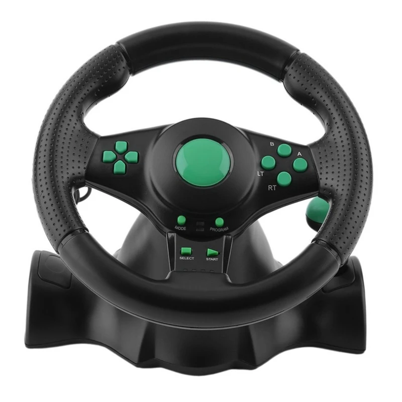 Рулевое колесо Racing Game для Xbox 360 Ps2 Ps3 компьютера Usb Автомобильное рулевое вращение