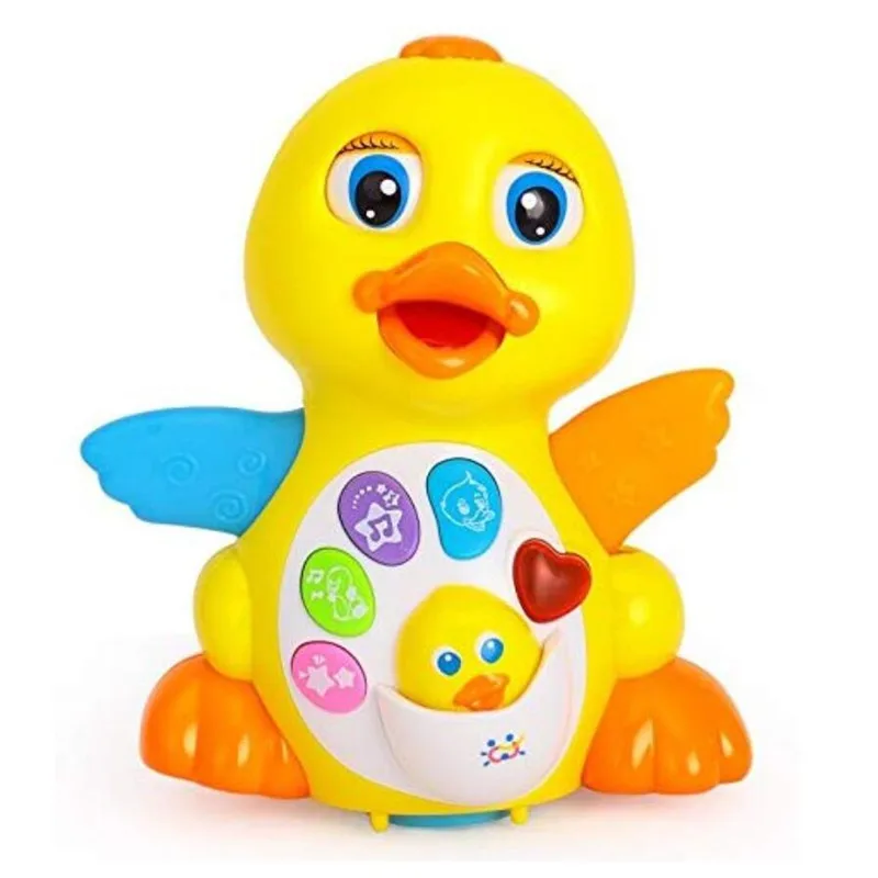 Раннее Образование 18 месяцев Детские игрушки Музыкальные Танцы утка игрушка для