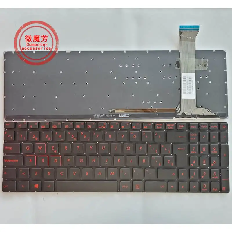 Испанская SP новая клавиатура для ноутбука ASUS GL552 GL552J GL552JX GL552V GL552VL GL552VW N552VW N552VX G771JM