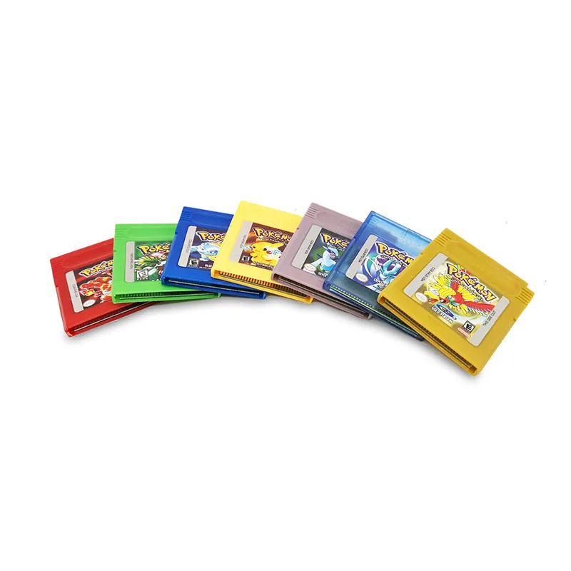 Игры Pokemon GBC серии 16 бит видеоигры картридж консоль карта Классическая карточная
