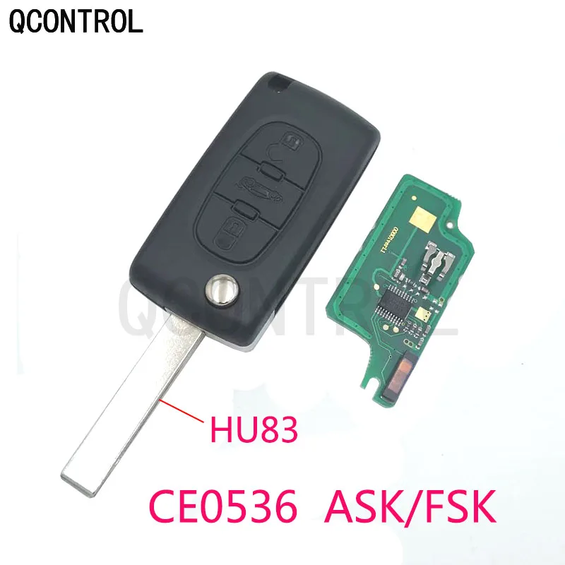 QCONTROL 3 кнопки Авто Автомобильный Брелок дистанционного управления с ключом ID46