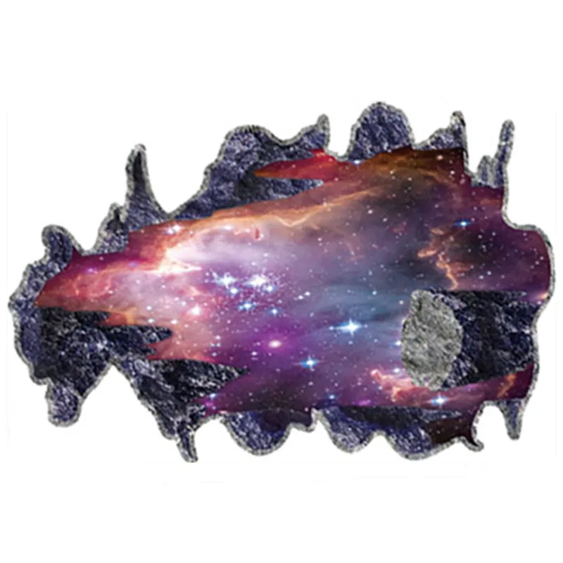 Вселенная Звездное чудеса сломанной настенная Galaxy свечение планета звезды 3d