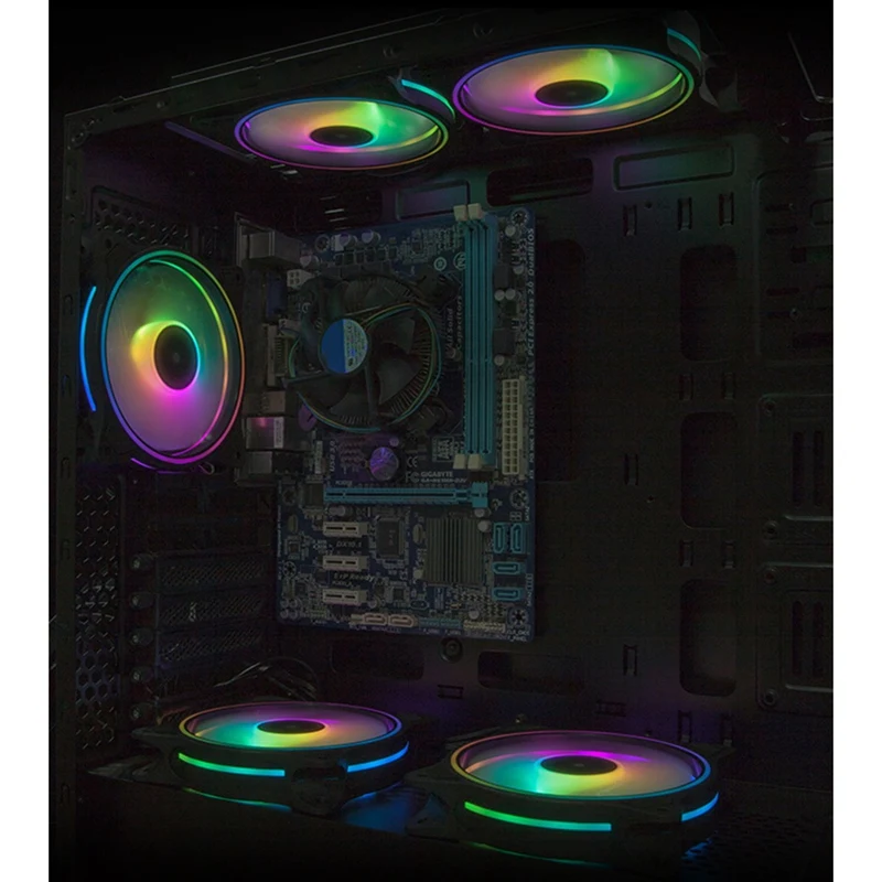 Вентилятор охлаждения ПК 4 контакта 120 мм с эффектом солнечного затмения |