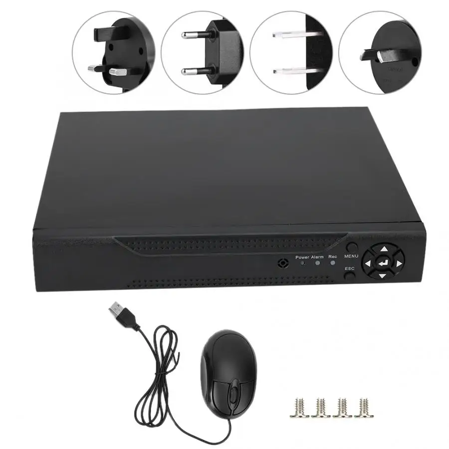 

8CH CCTV Network Video NVR Recorder Hard Disk 5MP/4MP/1080P/720P Camera 100-240V Hot