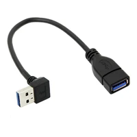 chenyang type a usb 3 0 female to usb 3 0 type a male right left up down angled 90 degree extension cable 20cm 5gbps