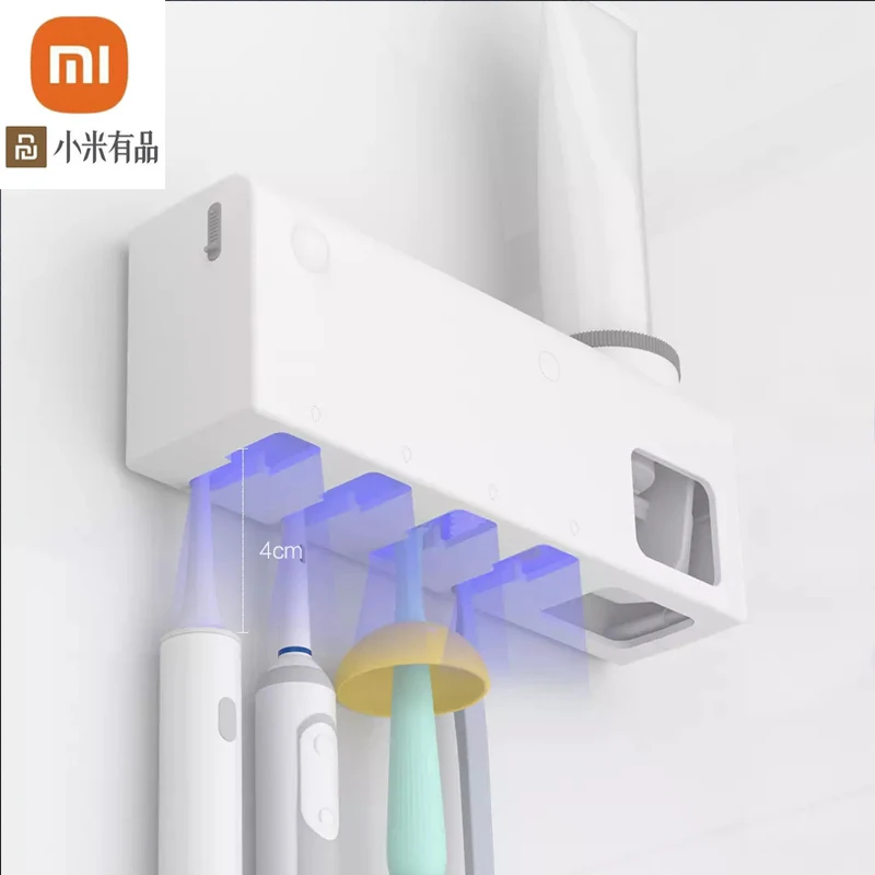 

Xiaomi youpin умный дезинфекционный держатель для зубной щетки Индукционная зубная щетка перезаряжаемая настенная, без сверления