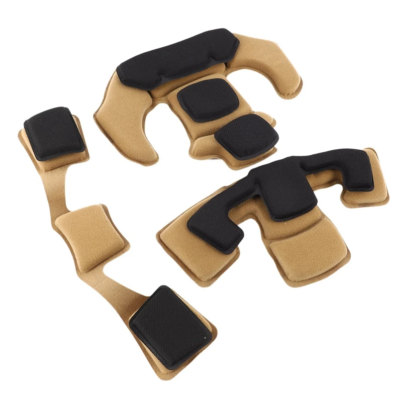 

2PCS High Elastic Easy Pull Buckle Telescopic Key Chain with FMA EX Helmet Upgrade Version Protection Pad EX Helmet