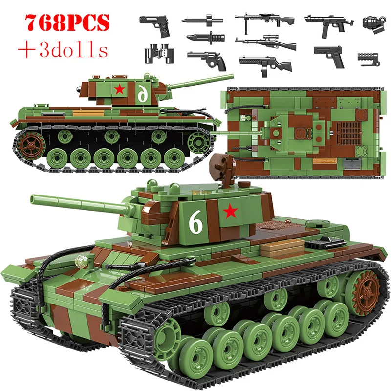 Модель военного немецкого танка King Tiger модель автомобиля конструктор армия WW2