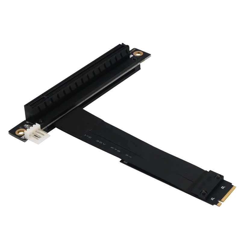

M.2 NGFF NVMe Key M to PCIe 3.0 X16 Extension Cable M.2 Key M Slot Supports PCI-E 1X/4X/8X/16X Card for PC