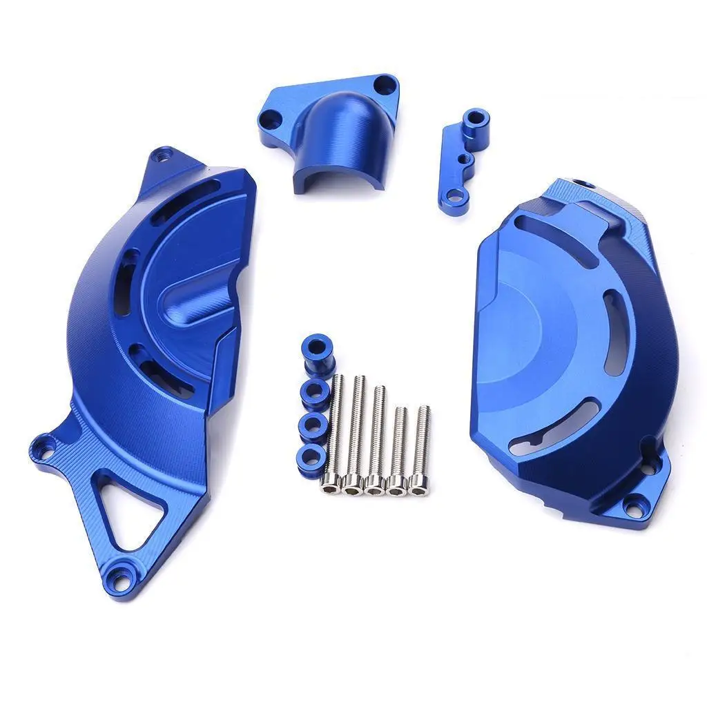 

Для Kawasaki Ninja 400 CNC Защитная крышка двигателя мотоцикла защитный чехол ninja400 2018 2019 аксессуары алюминий