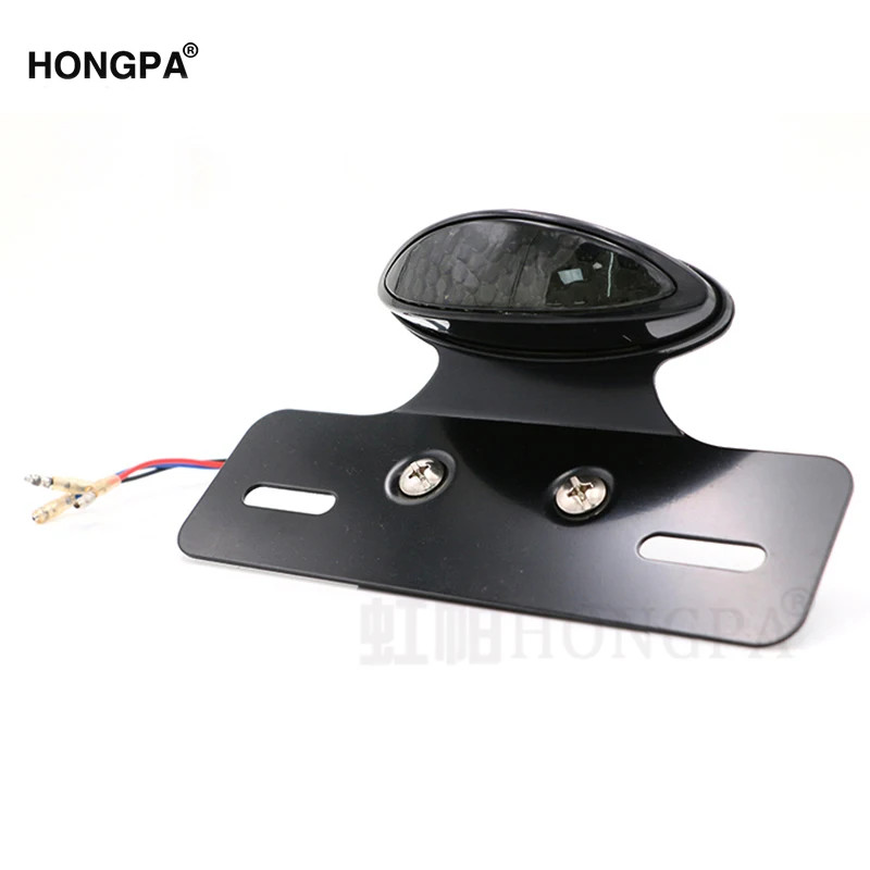 Прозрачный/красный/дымчатый мотоциклетный задний светильник универсальный