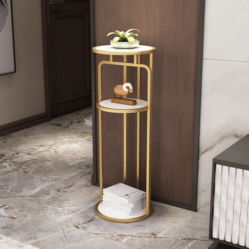 Легкая Роскошная комнатная Цветочная стойка светильник гостиной в