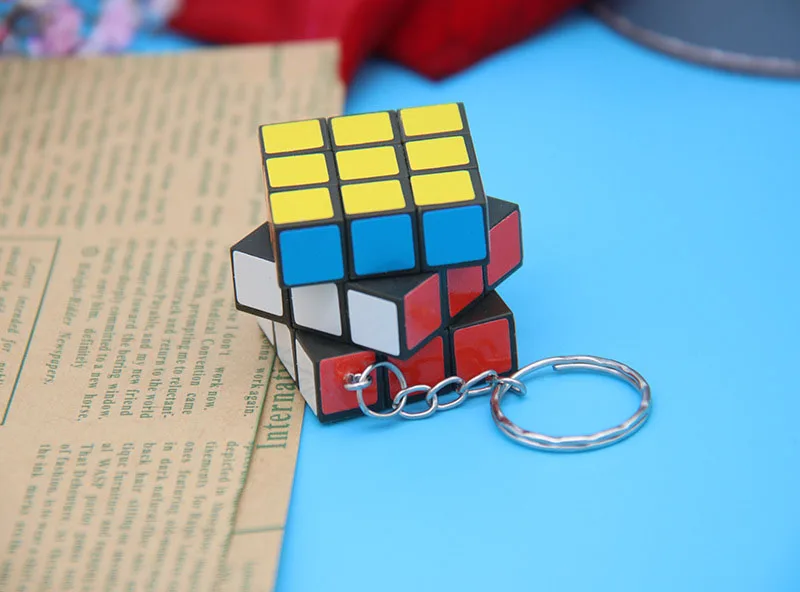 Детские Волшебные кубики брелок 3x3x3 3 см кулон Твист Головоломка игрушки для