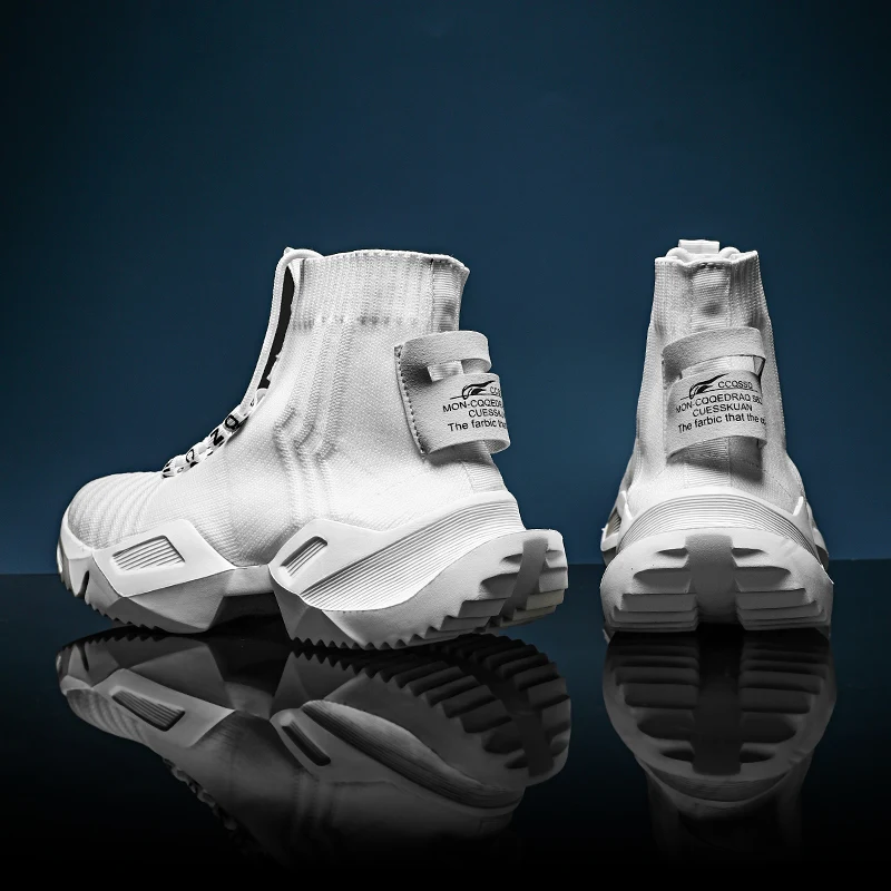 

Men's socks shoes high-top mesh shoes mesh shoes casual shoes trendy shoes breathable 39-47
