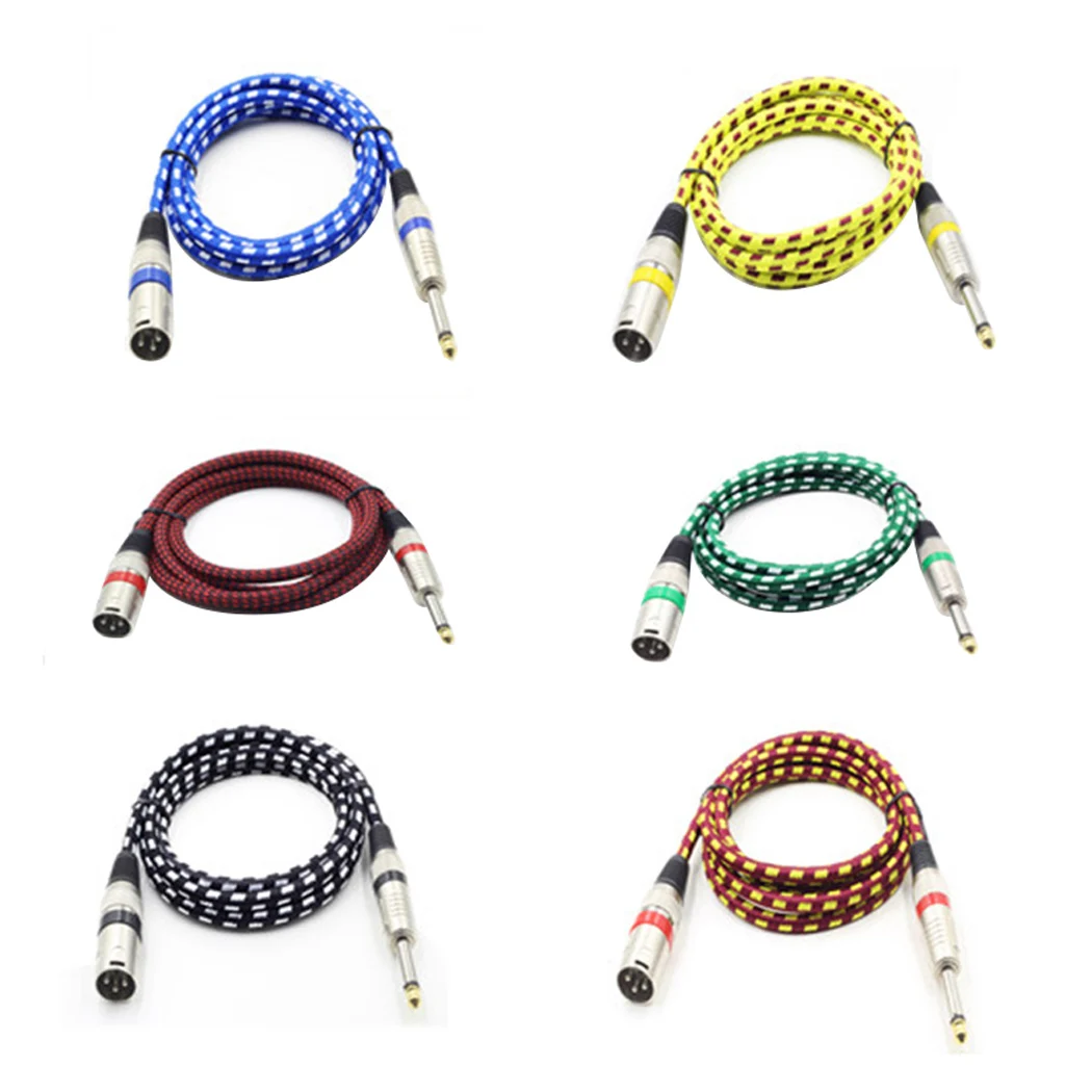 6 5 мм папа к XLR 3 pin аудио кабель 35 микрофон подключен усилителю