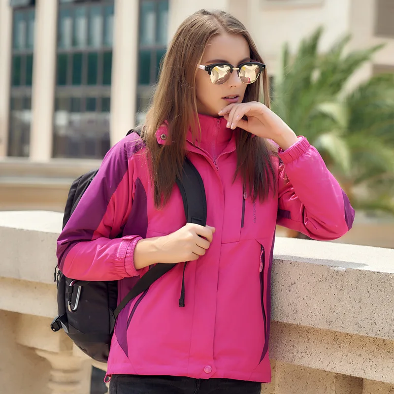 Парный комплект из двух предметов водонепроницаемая куртка с вышивкой дождевая