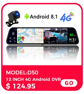 Android 8,1 4G Автомобильный видеорегистратор 1" поток зеркало заднего вида FHD 1080P ADAS DashCam камера видеорегистратор авто регистратор видеорегистратор gps Видеорегистраторы